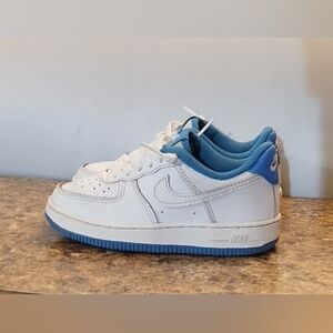 Nike Air Force 1 '07 Low (PS) White Light Photo Blue  DV1332-101  Size 10.5C